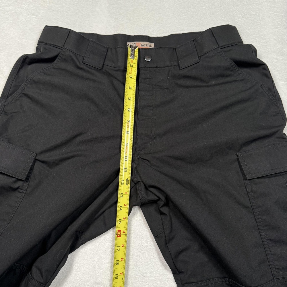 5.11 Tactical Pants Mens XL Long Black Cargo Ripstop Drawstring Cuffs Reinforced - Picture 16 of 16